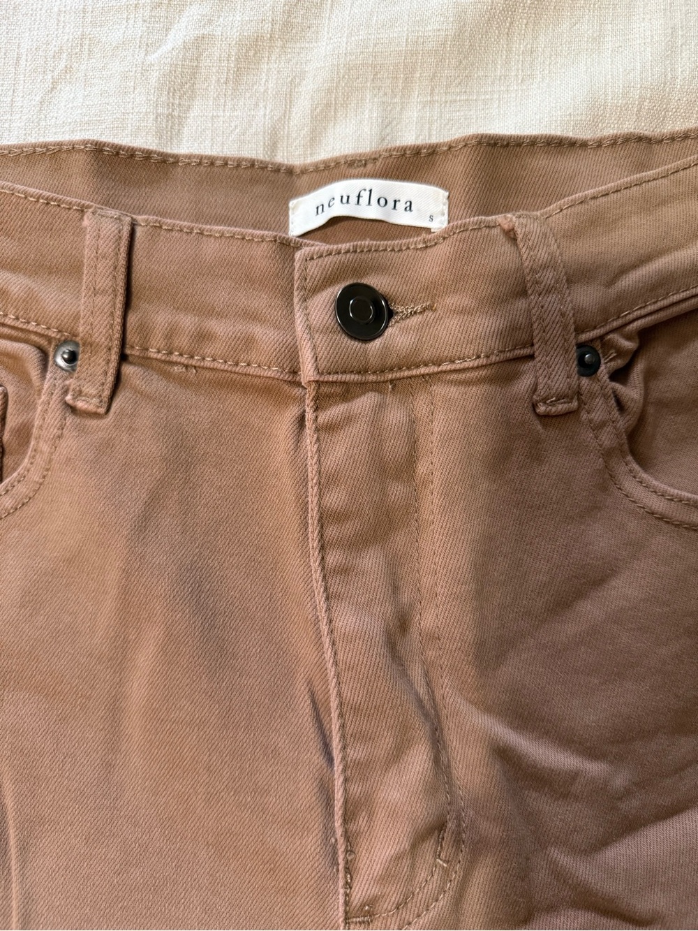 Neuflora Women’s Brown/Khaki Colored Wide Leg Pants